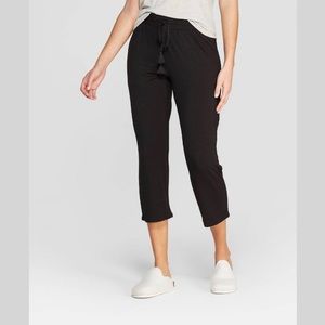 Stars Above Women’s Black Soft Crop Pajama Pants - NWT